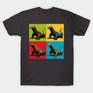 Komodo Dragon Pop Art - Monitor Lizard T-Shirt